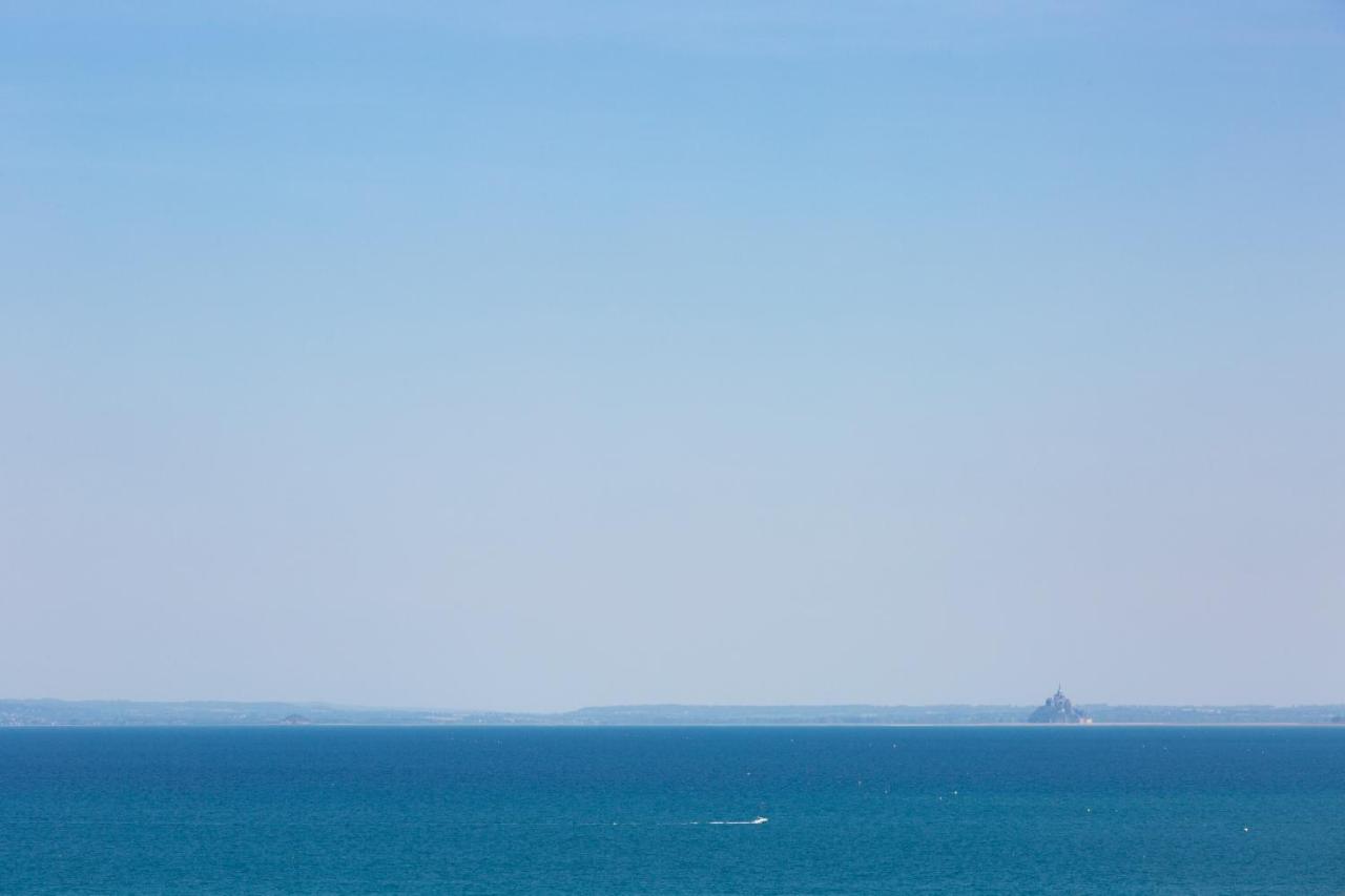 La Metairie-du-Vauhariot - Chambre Ou Lodge - Piscine Chauffée - Vue Mer et Mont Saint Michel et GR34 - Résidence Hôtelière Cancale Exterior foto
